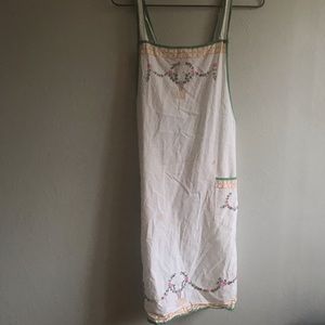 Vintage embroidered apron